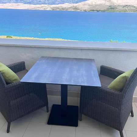 Studio Apartma Pag Blue Ocean 1 With Sea View Pag Town Kültér fotó