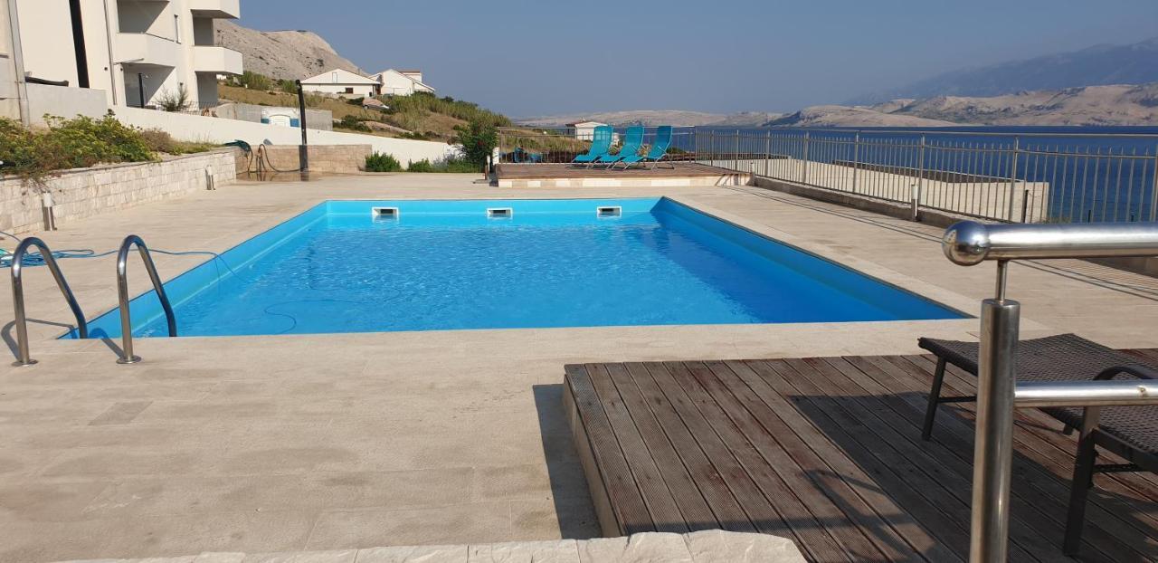 Studio Apartma Pag Blue Ocean 1 With Sea View Pag Town Kültér fotó